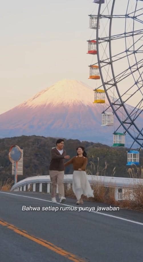 Pemotretan Jerome Polin dan Gracia Caroline di Jepang (instagram.com/jeromepolin)