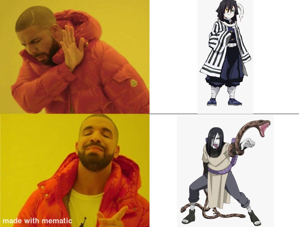 meme Naruto tentang ular