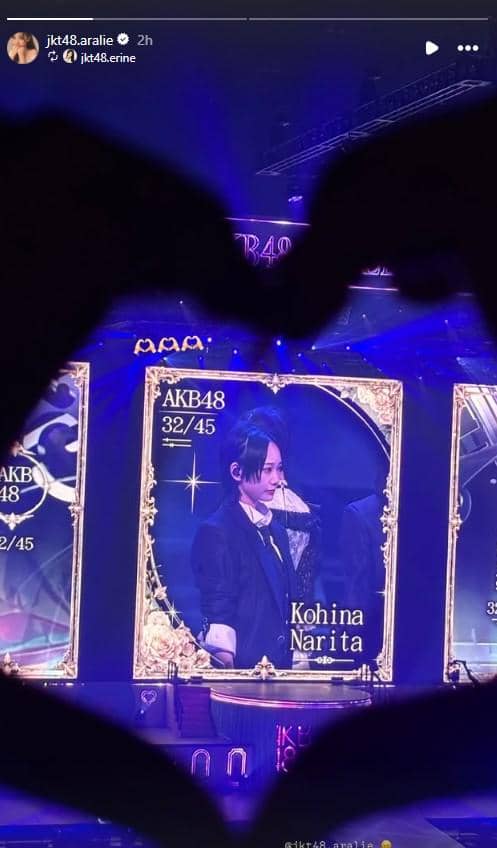 Member JKT48 menghadiri konser Three Concepts Live AKB48 di Jepang, seperti diunggah melalui akun Instagram jkt48.aralie.