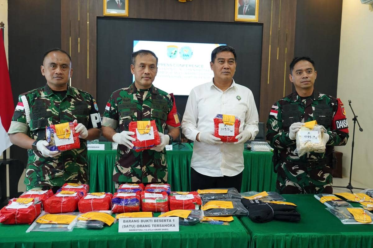 16,4 Kg Sabu Disita di Perbatasan RI-Malaysia, Jalur Tikus Jadi Incaran