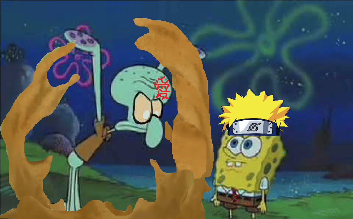 meme Naruto tentang pasir