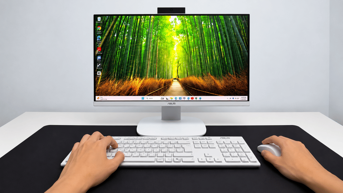 ASUS V440VAK AiO, Opsi All-in-One PC dengan Intel Core 7 240H