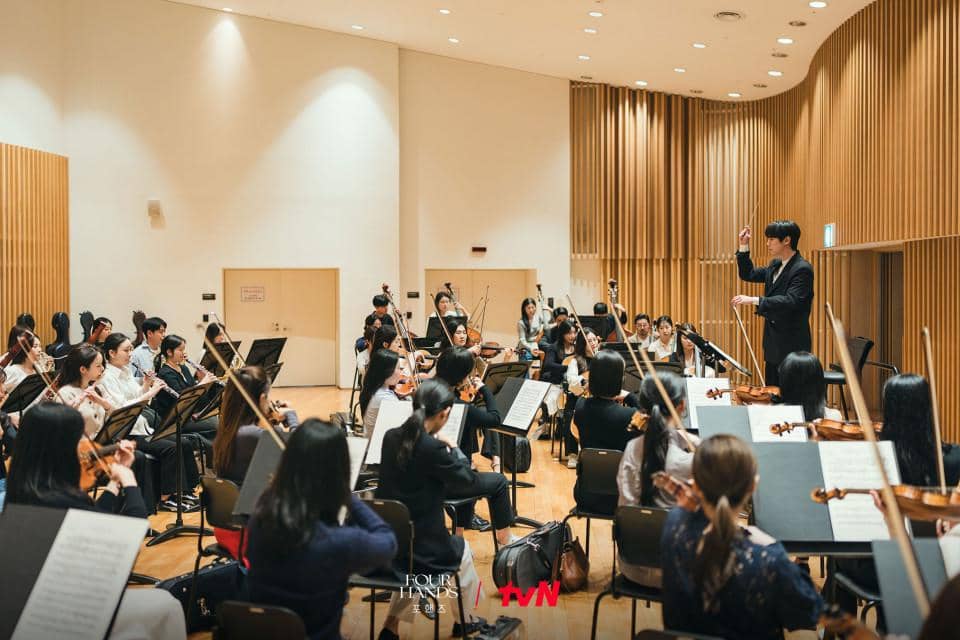 Cuplikan salah satu adegan drama Korea Four Hands, Two Sonatas dari dokumentasi resmi stasiun tvN.