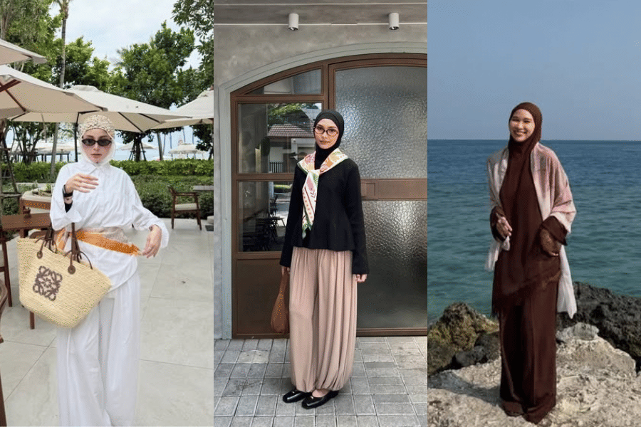 Tampil Feminin saat Liburan, Coba Styling OOTD dengan Scarf