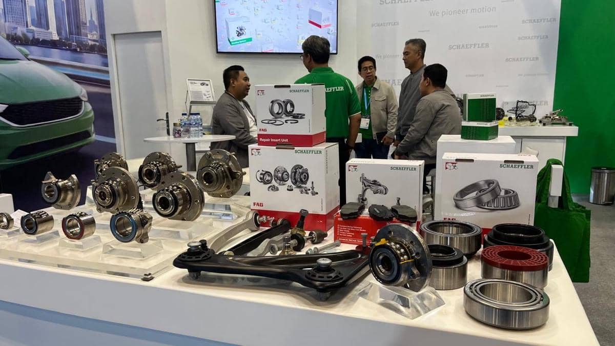 Suasana partisipasi Schaeffler pada pameran Automechanika Jakarta 2026 dalam dokumentasi perusahaan.