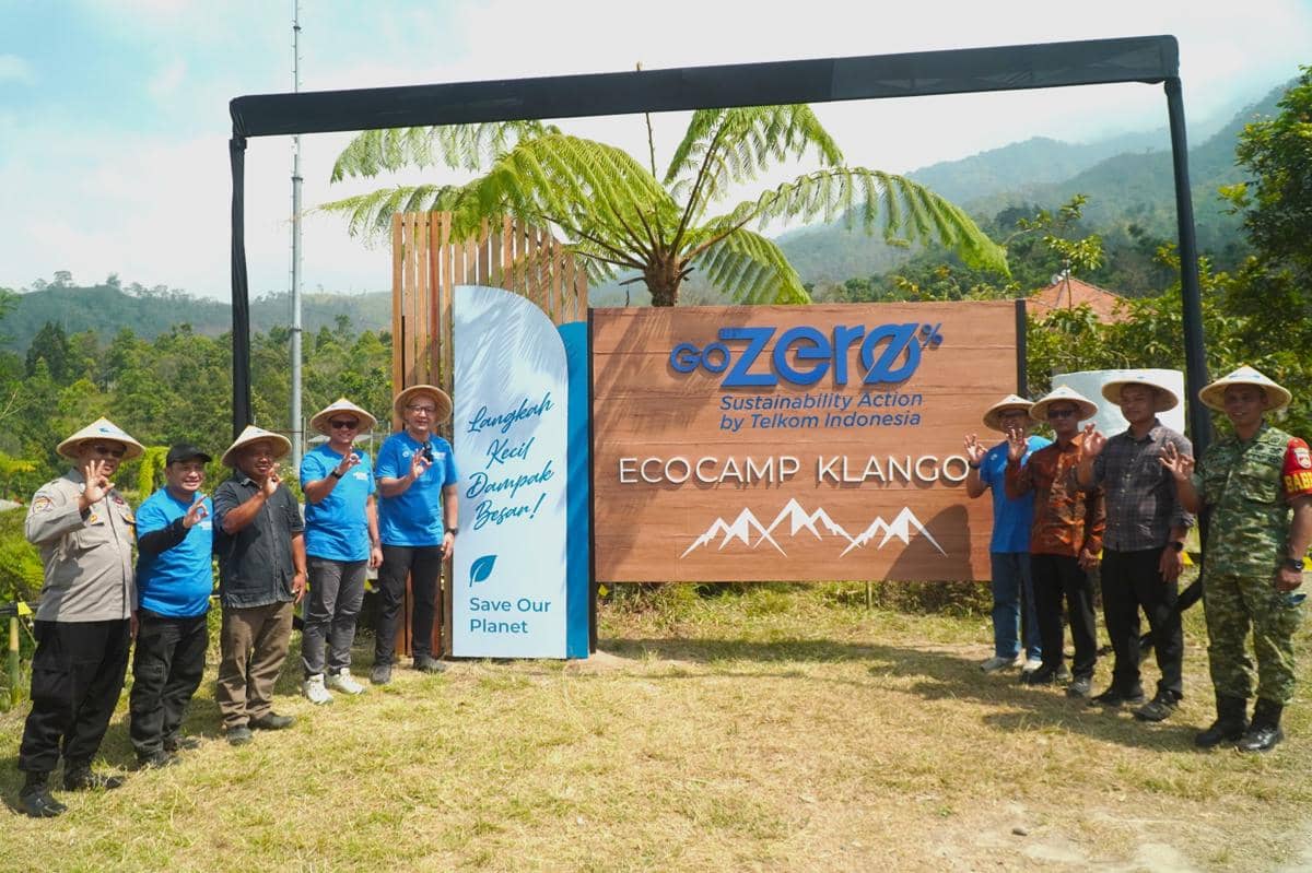 GoZero% Goes to Klangon, Telkom Tanam 200 Pohon dan Kembangkan EcoCamp