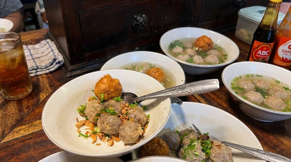 menu bakso di Bakso President