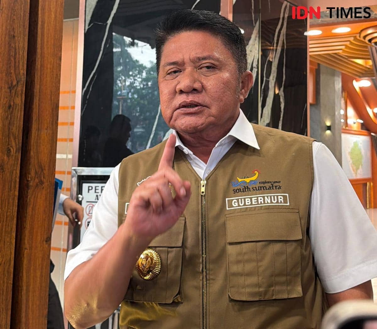Asap Karhutla Berkurang di Palembang, Ini Penjelasan Herman Deru