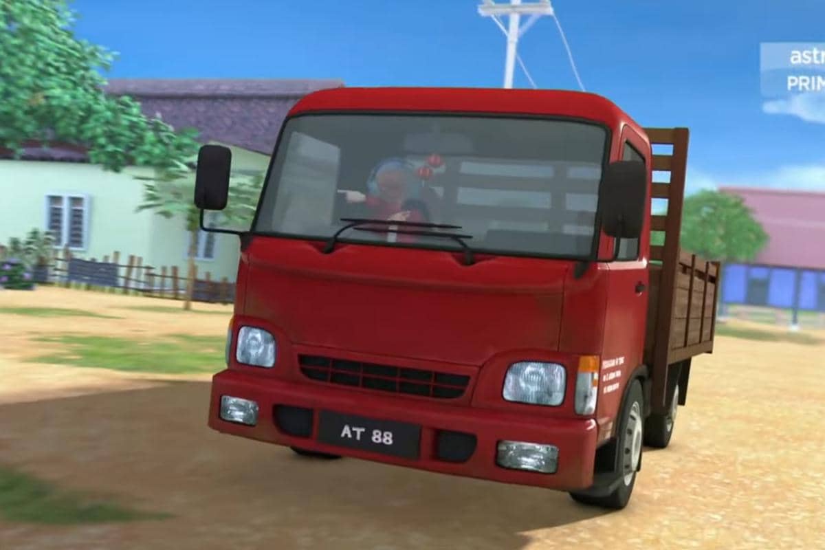 truk Uncle Ah Tong dalam Upin & Ipin 
