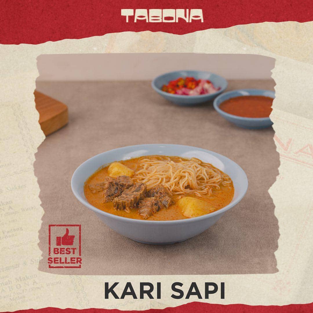 menu kari di RM Tabona