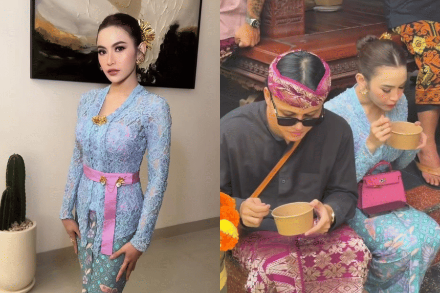 Gaya Kondangan Mahalini, Total Harga Tas dan Sepatu Ratusan Juta