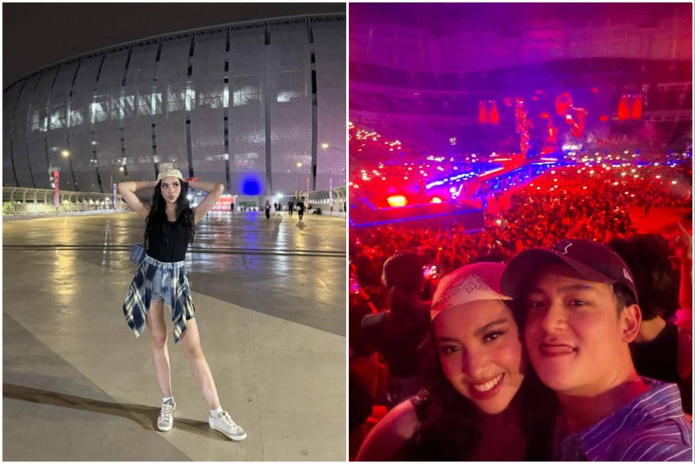 Lyodra dan Randy Martin Nonton Konser The Weeknd's di JIS, Seru!