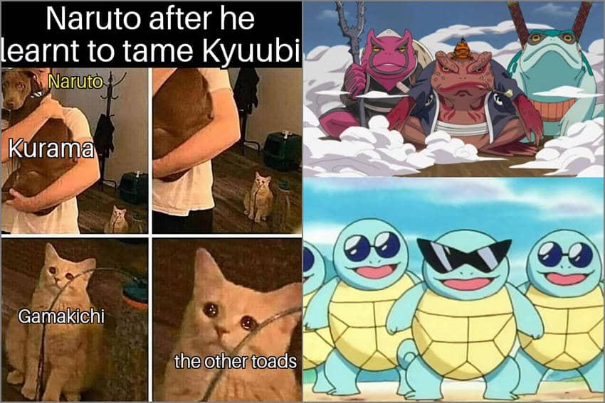 8 Meme Naruto tentang Katak, Gamakichi Gak Diajak Main?