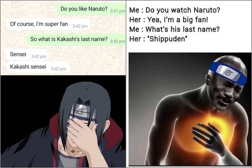 8 Meme Naruto tentang Nama, Nama Belakang Kakashi Bukan Hatake?