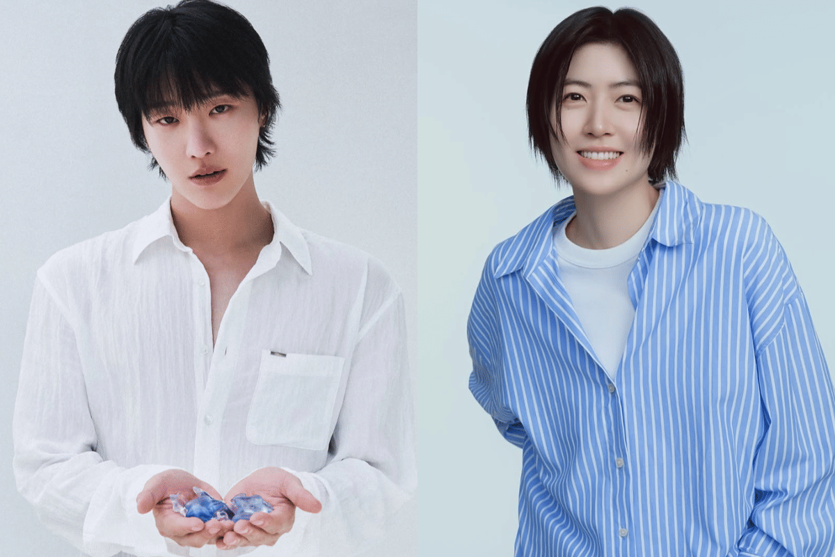 potret WOODZ dan Shim Eun Kyung