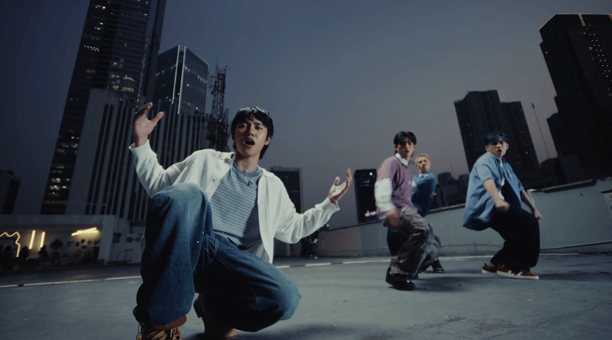 Tangkapan layar cuplikan video musik Morning Boy oleh SEEN yang tersedia di kanal YouTube seen_byseen.