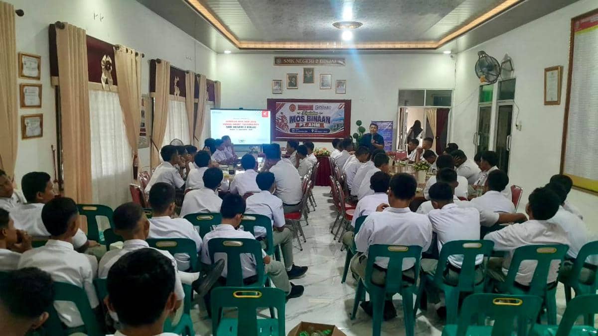 Perluas Wawasan Teknologi Sepeda Motor, Honda Sambangi SMKN2 Binjai