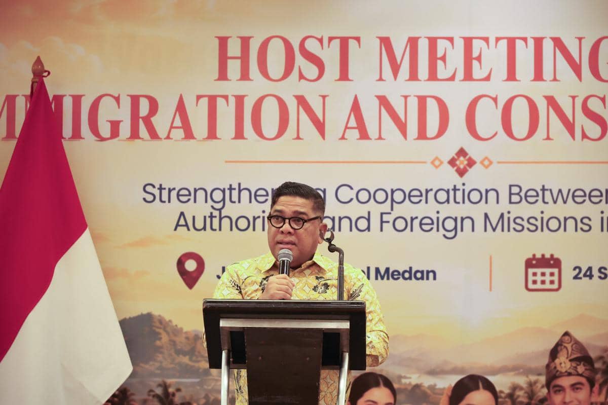 Kakanwil Imigrasi Sumut Buka Rakor dengan Perwakilan Asing di Medan