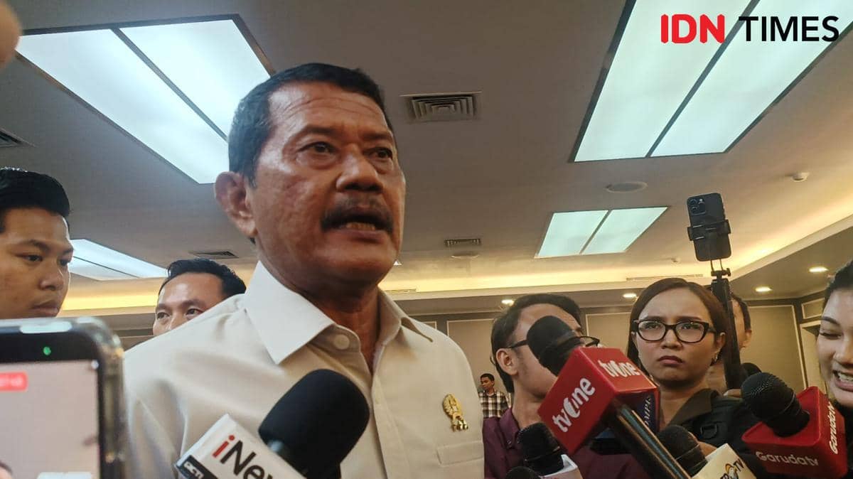 Dirjenpas Mashudi usai rapat bersama Komisi XIII DPR terkait polemik penjara mewah di Lapas Cibinong.