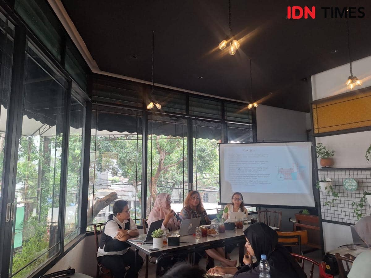 Media brifing memperingati Hari Aborsi Aman Internasional dan Hari Internasional untuk Akses Universal terhadap Informasi di Jakarta. (IDN T