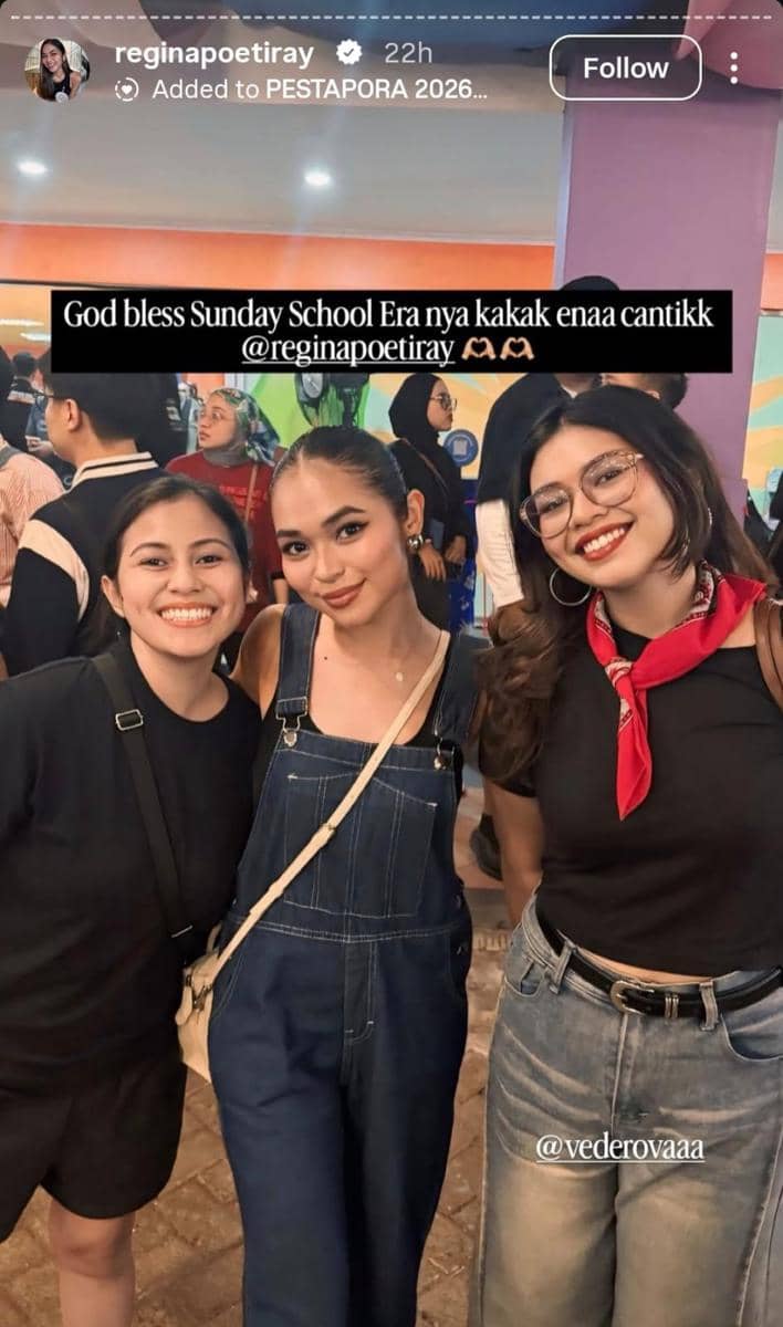 gaya artis di Pestapora 2026 Day 3 (instagram.com/juni_records)