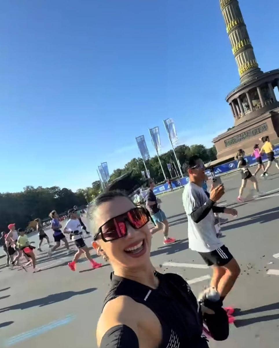 Jennifer Bachdim ikut Berlin Marthon 2026