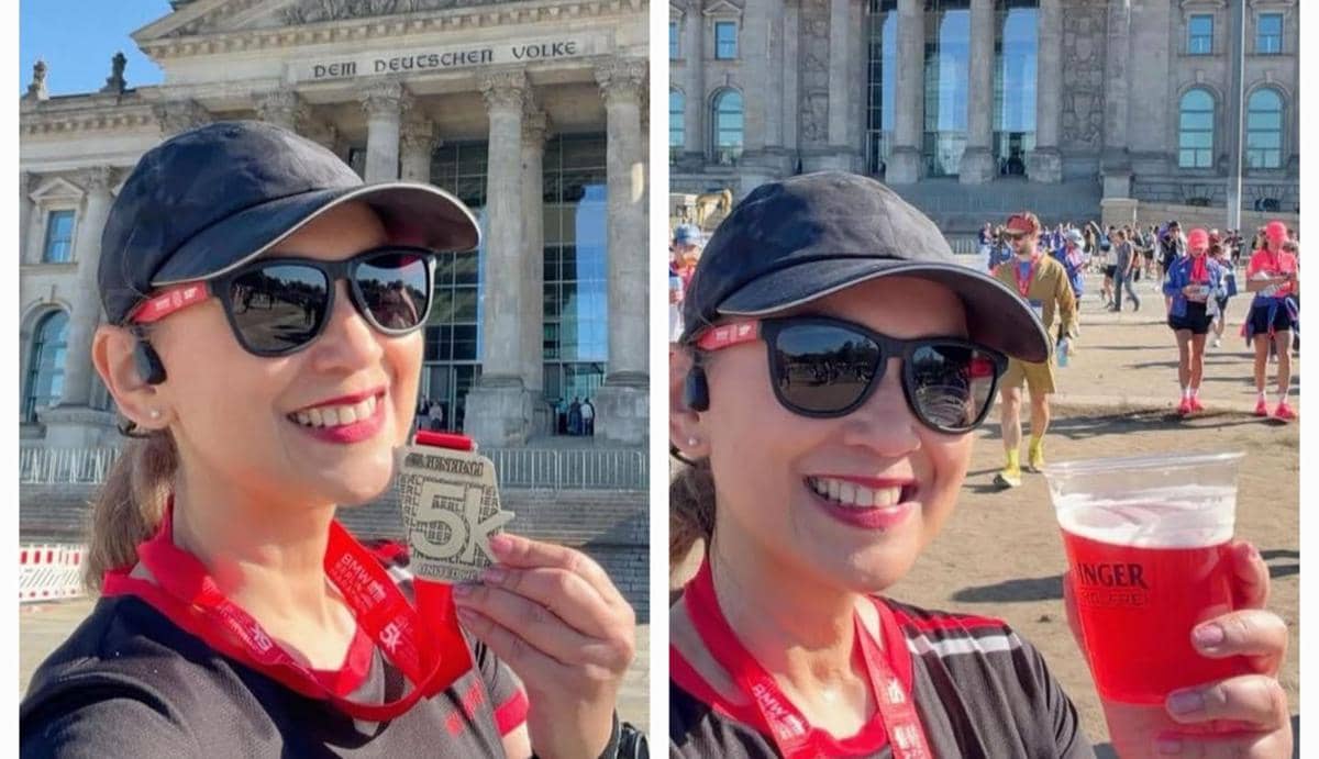 Kebetulan Lagi di Jerman, Ira Wibowo Finish 5K di Berlin Marathon 2026