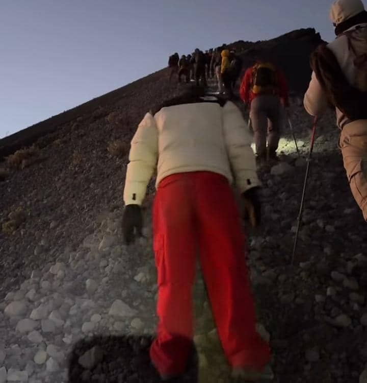 Farida Nurhan mendaki Gunung Rinjani ke-3 kali