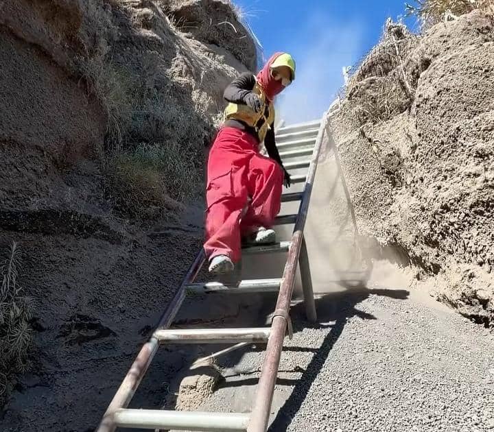 Farida Nurhan mendaki Gunung Rinjani ke-3 kali