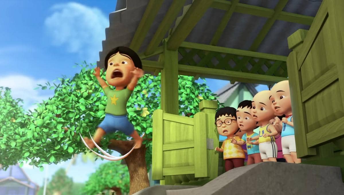 Cuplikan kartun Upin & Ipin