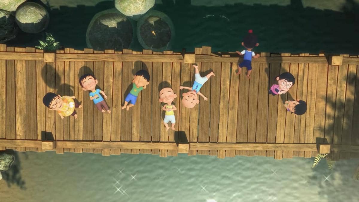 Cuplikan kartun Upin & Ipin