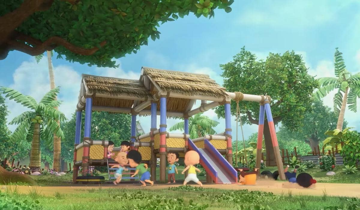 Cuplikan kartun Upin & Ipin 