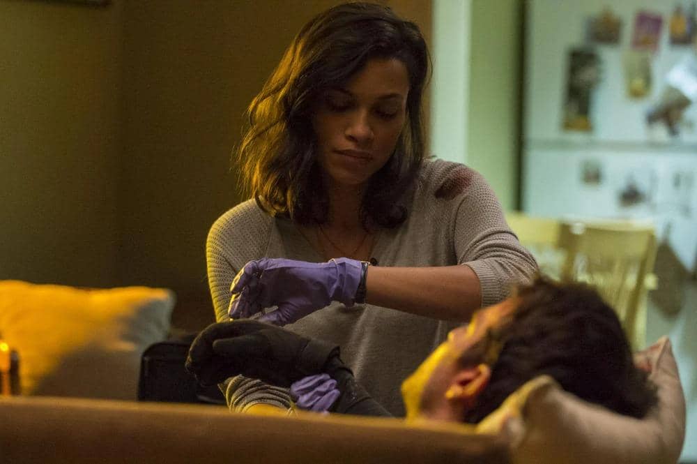 Still cut dari serial Daredevil produksi Netflix yang menampilkan salah satu adegan dalam kisah superhero tersebut.
