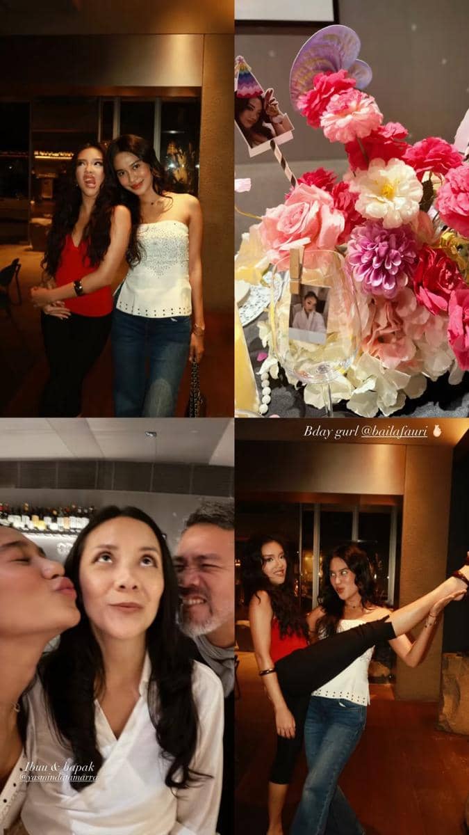 Potret perayaan ulang tahun Baila No Na dalam unggahan akun Instagram Azizah Salsha dengan suasana meriah.