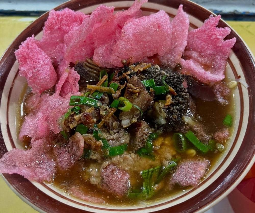 Soto sokaraja dengan isian tetelan