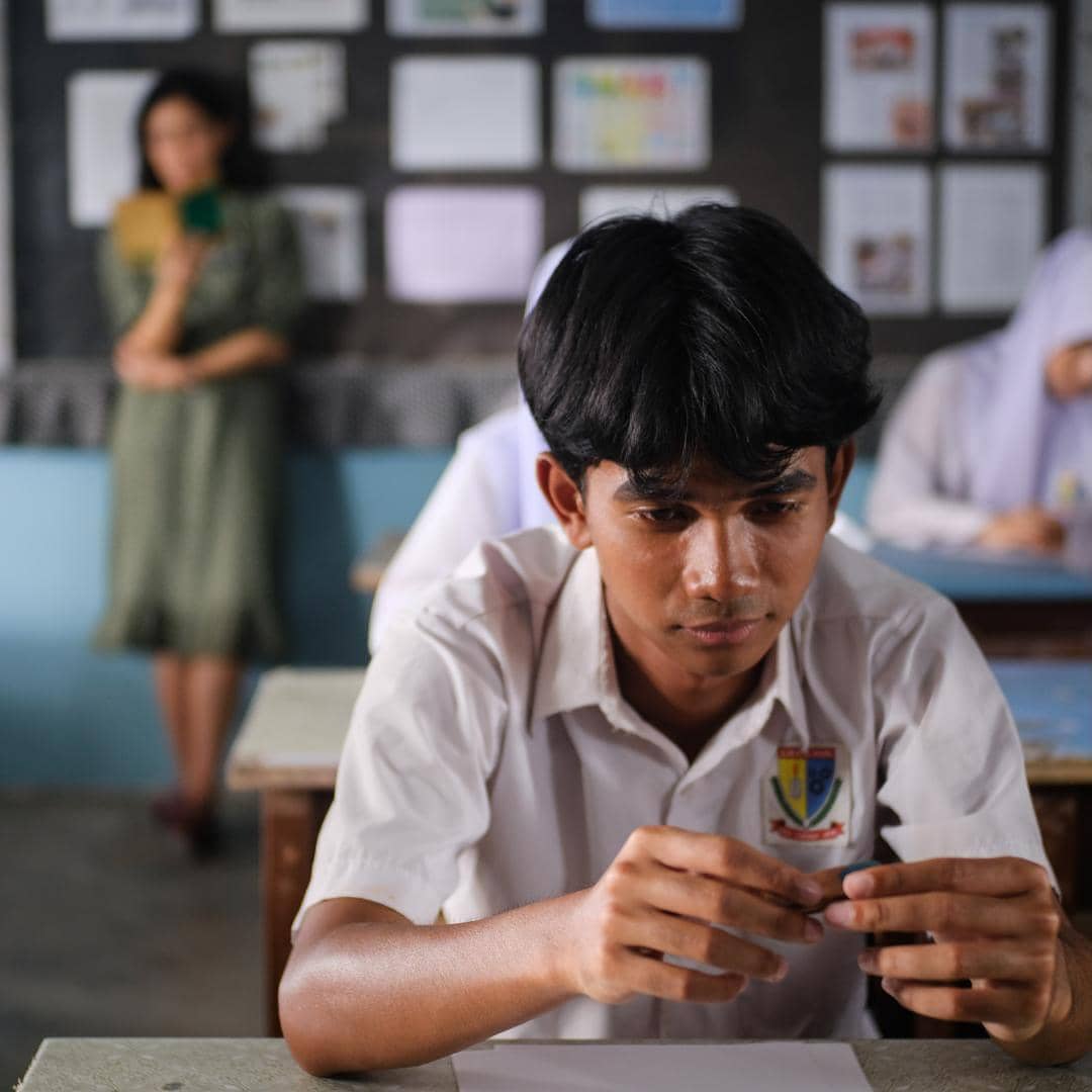 Potongan gambar adegan dari film The Fox King produksi Greenlight Pictures yang diunggah di Instagram.