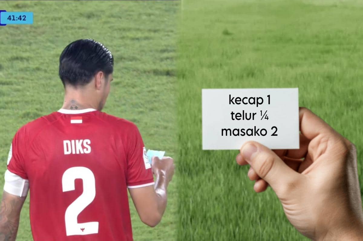 Meme di media sosial menanggapi hasil imbang timnas Indonesia saat menghadapi Malaysia dalam unggahan bernada humor di X.
