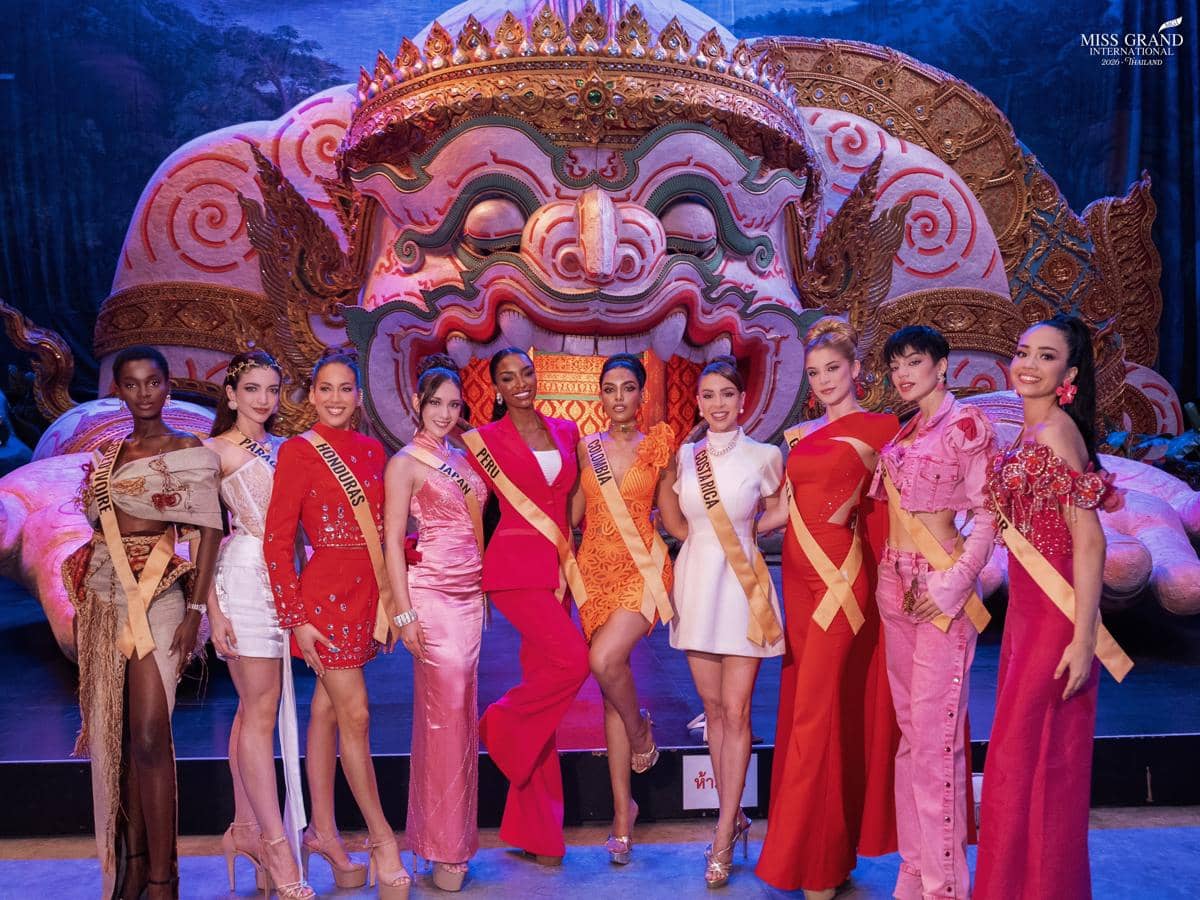 finalis Miss Grand International 2026 nonton pertunjukan Khon