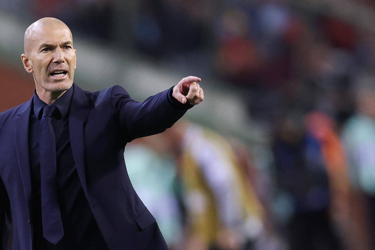Pelatih Prancis, Zinedine Zidane (AFP / Franck Fife)