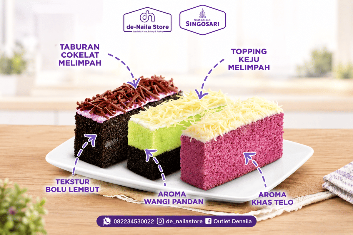 kue bolu De Naila Bolu Malang