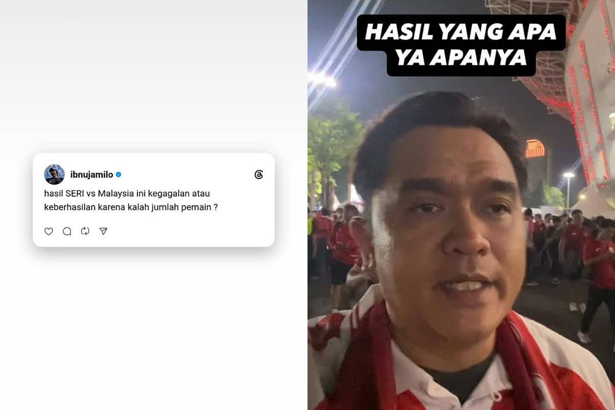 7 Reaksi Artis soal Timnas Gagal Menang Lawan Malaysia, Masih Optimis?