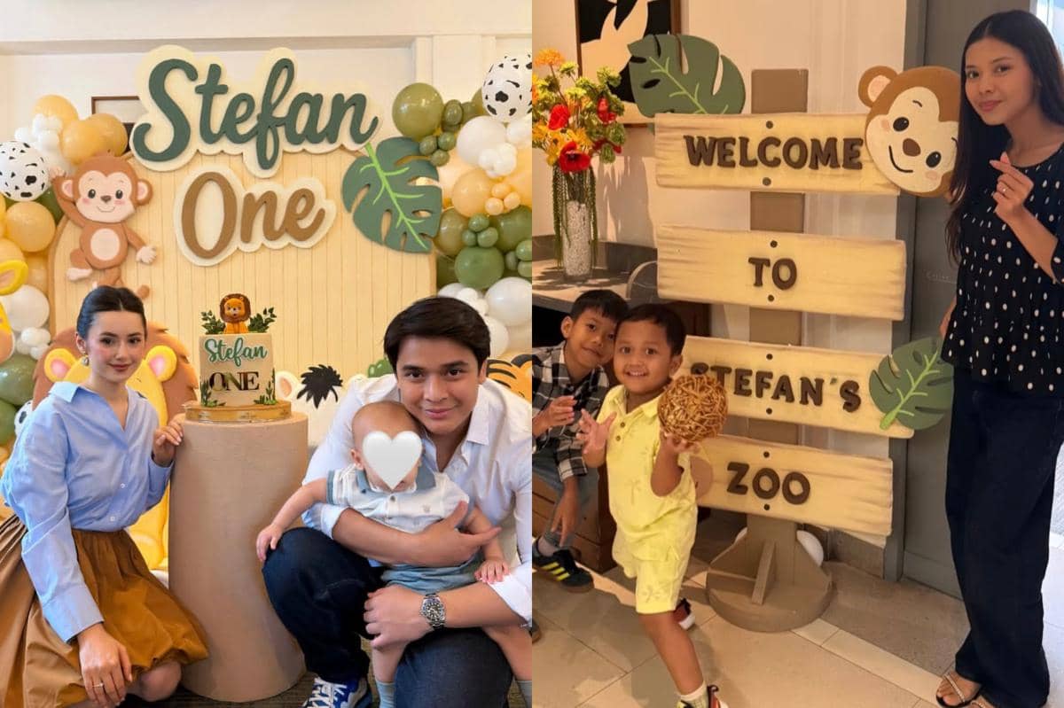 Ide Dekor Ultah Anak Vika Kolesnaya dan Billy Syahputra, Temanya Zoo!