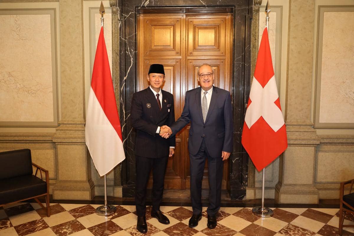 Perkuat Hubungan RI–Swiss, AHY Pacu Investasi Infrastruktur dan Energi 