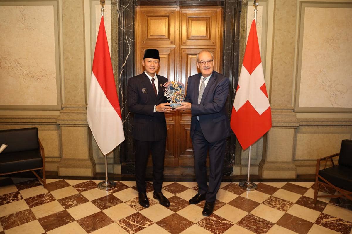 Menko AHY Temui Presiden Swiss, Dorong Investasi dan Transfer Teknologi