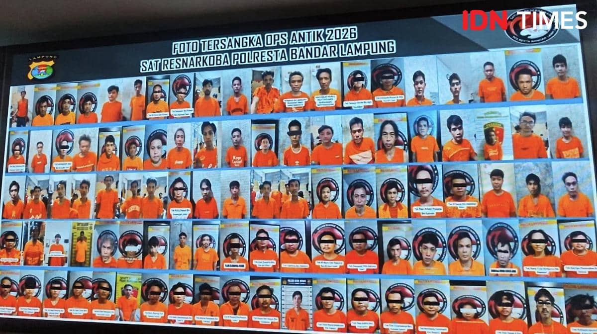 72 Kasus Narkoba Diungkap di Balam selama 14 Hari, Bumi Waras Terbanyak