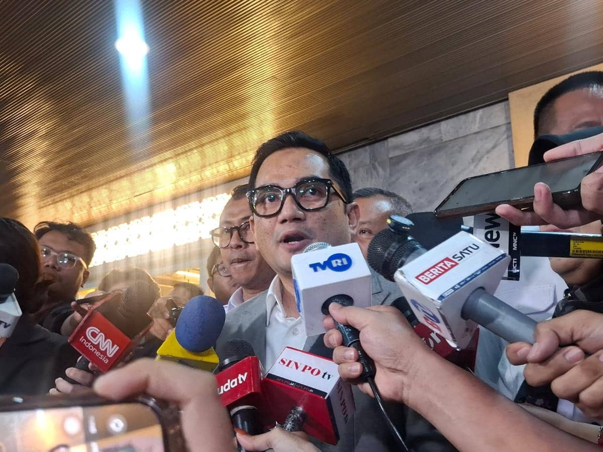 Ketua Komisi II DPR RI, Muhammad Rifqinizamy Karsayuda di Gedung DPR RI, Jakarta. (IDN Times/Amir Faisol)