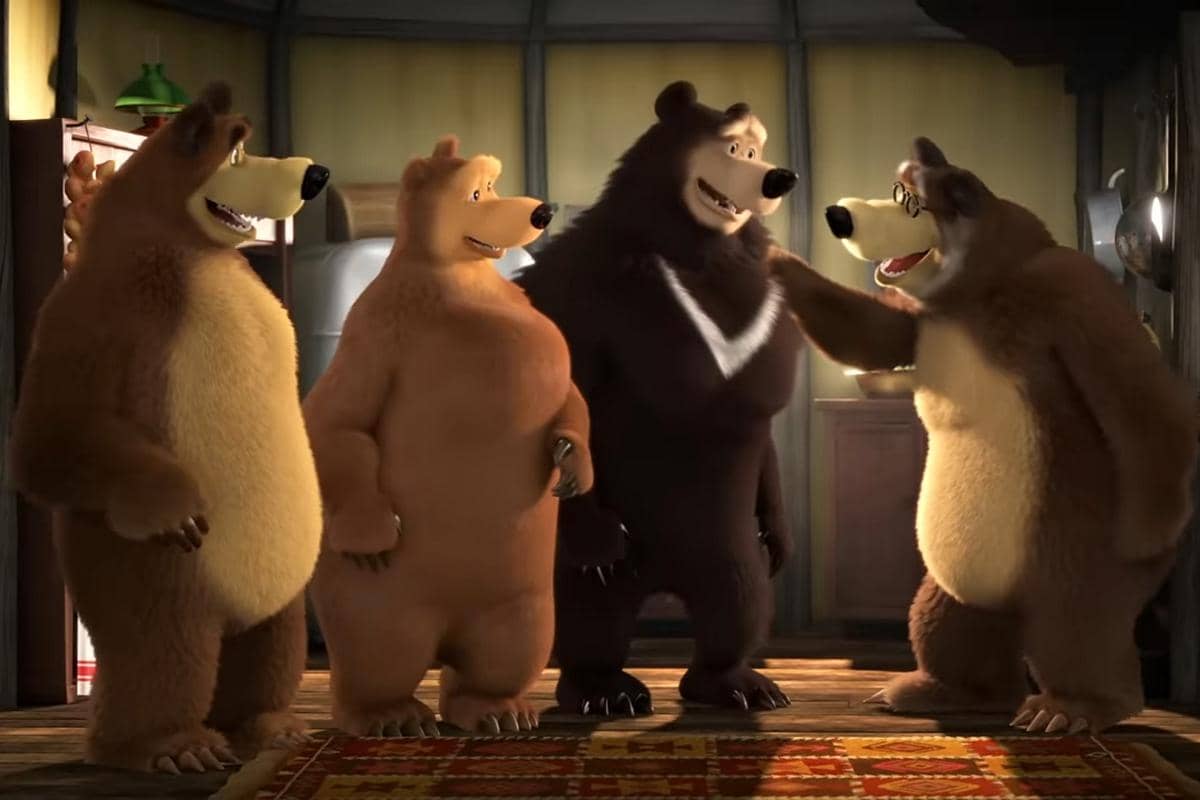 7 Karakter Beruang di Masha and the Bear, Ada Beruang Kutub