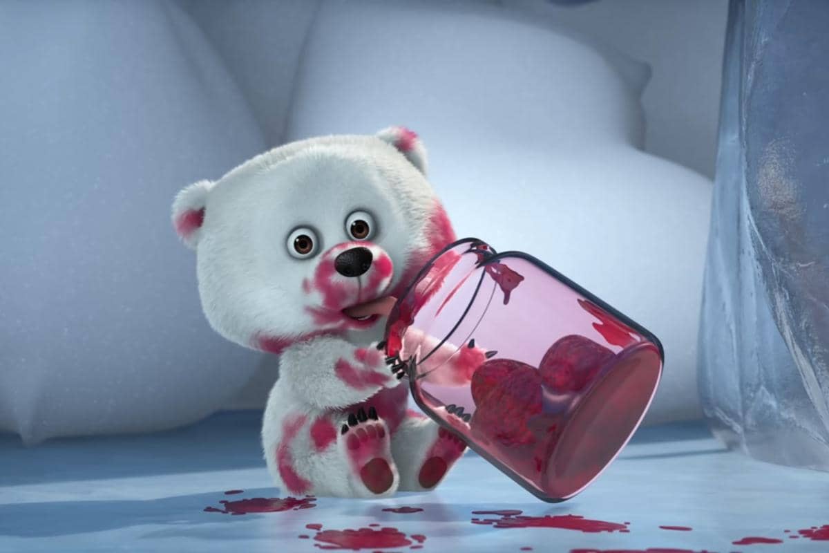 karakter Polar Bear dalam Masha and the Bear