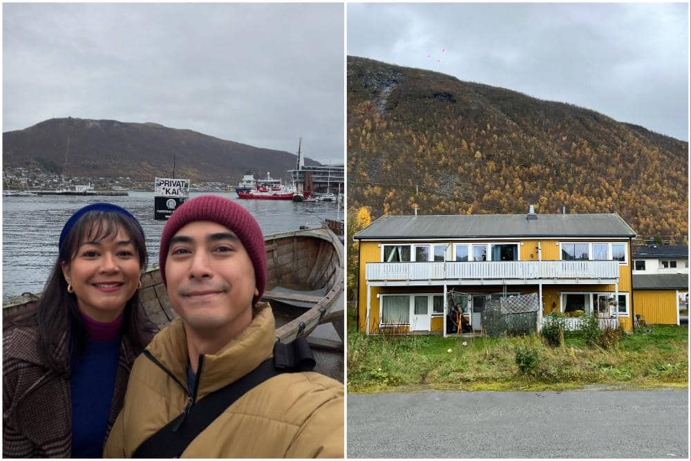 Kenes Andari dan Winky Wiryawan Liburan Musim Gugur di Tromsø