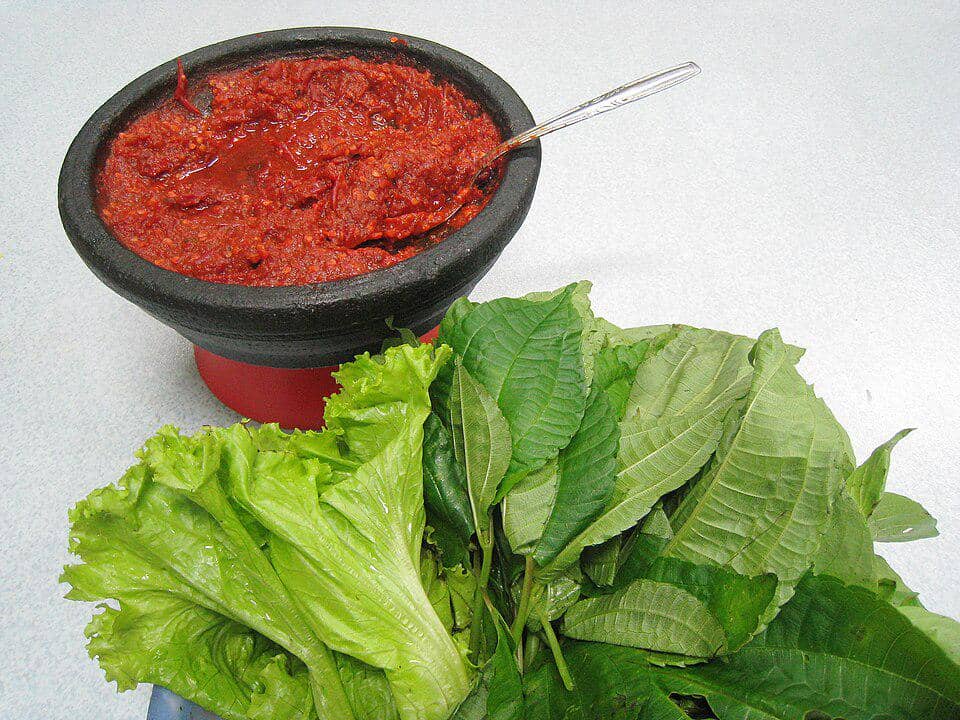 potret sambal lalab